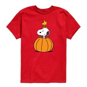 Boys' - Peanuts - Snoopy Woodstock Pumpkin - 1 of 4