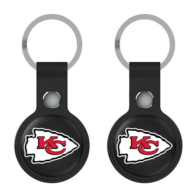Keyscaper NFL AFC Teams Insignia Black Airtag Holder 2-Pack