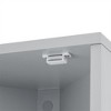 Corner Cabinet Storage Unit, Entryway Floor Cabinet with 2 Doors and Adjustable Shelves, Bathroom Organizer Furniture Home - 2 of 4
