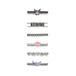 Kuromi Character Charms 6-Piece Slide-On Watch Band Set - 1 of 4