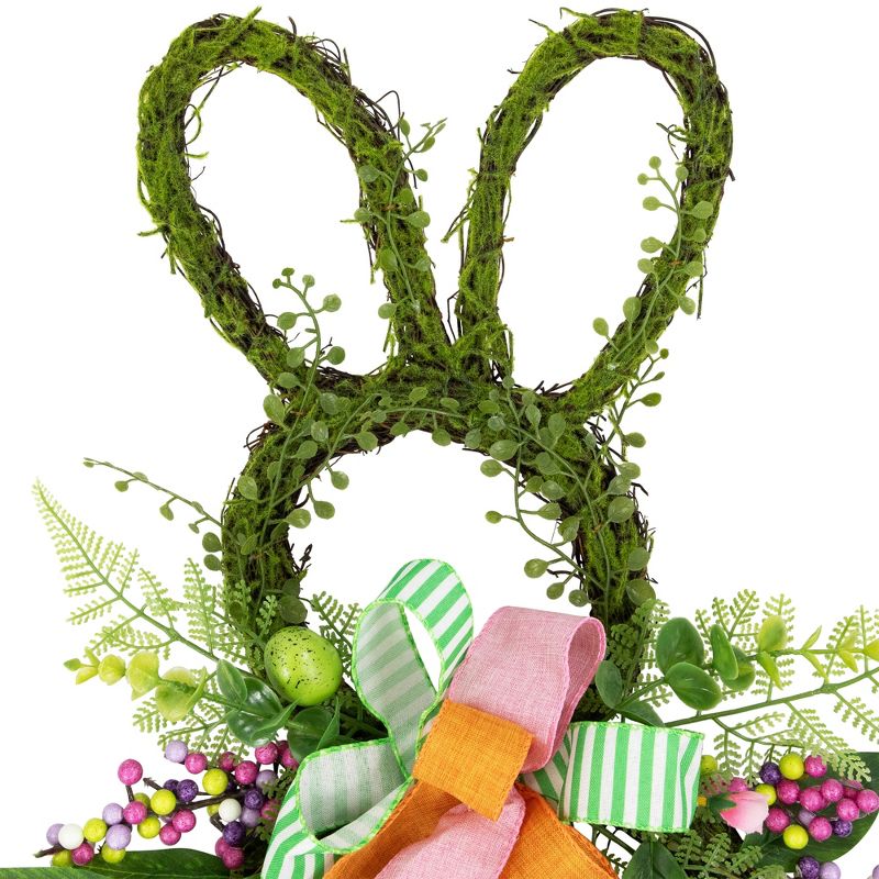 Northlight Twig and Vine Easter Bunny Artificial Wreath - 23", 4 of 12