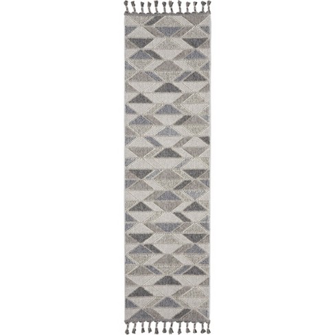 Nourison Elwood Geometric Indoor Tassel Fringe Area Rug - image 1 of 4