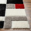 Hauteloom Greya Red & Black Tetris Rug - 4 of 4
