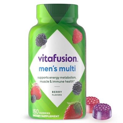Vitafusion Men's Multivitamin Dietary Supplement Gummies - Berry - 150ct