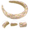 Unique Bargains Women's Elegant Straw Headband 5.91"x1.18" 1 Pc - 3 of 4