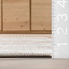 Nuloom Ellone Modern Abstract Indoor Area Rug, 5' 3" x 7' 6", Burnt Orange - 3 of 4