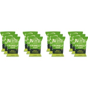 Kettle Brand Krinkle Cut Dill Pickle Potato Chips - Case of 12 - 7.5 oz - 1 of 2