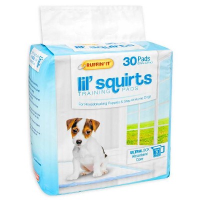 Ruffin' It Lil Squirts Training Dog Pads - 30ct