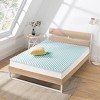 Mellow Egg Crate Memory Foam Cooling Gel Infusion 1.5" Mattress Topper - 2 of 4
