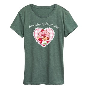 Women's - Strawberry Shortcake - Coquette Heart-Women's Short Sleeve Graphic T-Shirt Short Sleeve Graphic T-Shirt - 1 of 4