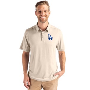Los Angeles Dodgers Cutter & Buck Coastline Epic Comfort Recycled Mens Polo - 1 of 1