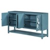 NicBex Elegant Console Table Buffet Cabinet with Storage Sideboard Cabinet with Mirrored Doors, Spacious Shelves, and Durable Wood Legs - 4 of 4