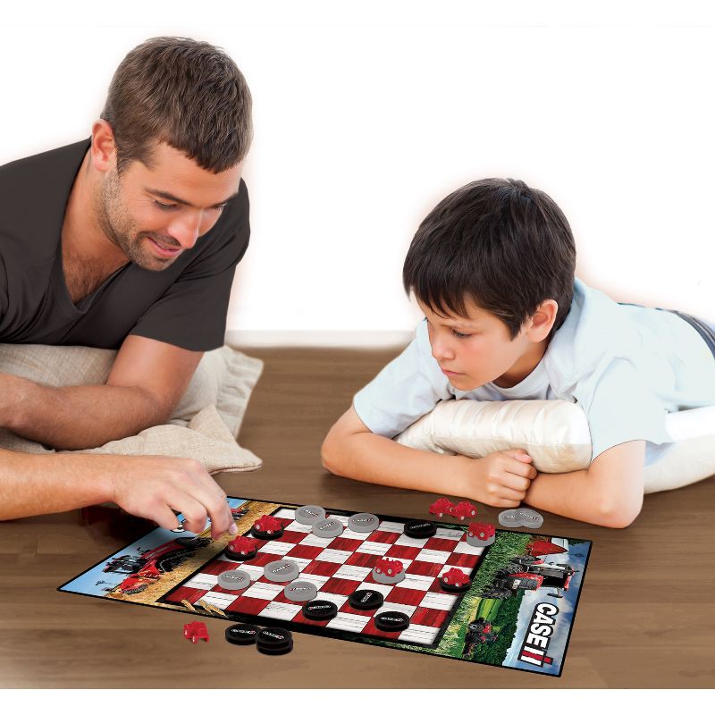 MasterPieces Officially licensed Case/Farmall Checkers Board Game for Families and Kids ages 6 and Up, 5 of 7