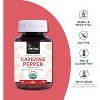 INCAS 100% USDA Organic Cayenne Pepper 120 Capsules (500mg) 45,000 SHU Digestion & Circulation Support | 120 Servings - 2 of 4