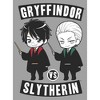 Harry Potter Gryffindor Vs Slytherin Men's Athletic Heather T-shirt - 2 of 3