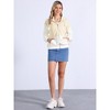 Jess by Meiko Women's Oversized Pom Pom Zipper Hoodie - 3 of 4