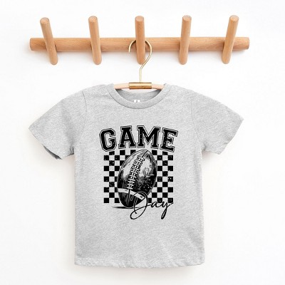 The Juniper Shop Retro Football Game Day Toddler Short Sleeve Tee