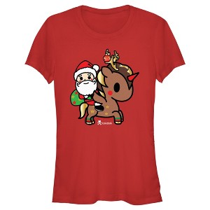 Juniors Womens Tokidoki Christmas Naughty or Nice T-Shirt - 1 of 4