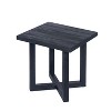 Moda Furnishings square side table, black - 3 of 4