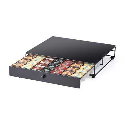 Nifty 42 Coffee Pod Rolling Drawer - Black