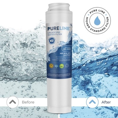Pureline 3-Pack Under Sink Water Filter Replacement