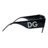 Dolce & Gabbana DG 2233 01/87 Unisex Square Sunglasses Black 43mm - 3 of 3
