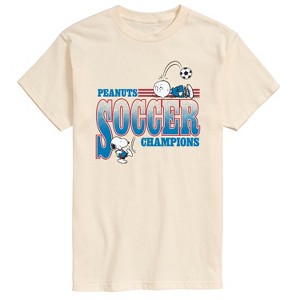 Men's - Peanuts - Soccer Champ Peanuts Short Sleeve Graphic T-Shirt - 1 of 4