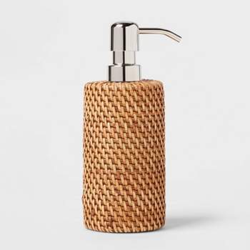 Rattan Soap Pump Light Brown - Threshold™