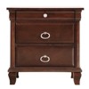 Glory Furniture Triton 2 Drawer Nightstand in Cappuccino - 3 of 4