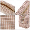 Unique Bargains 1 Pc Woven Pencil Case Braided Style Drawstring Makeup Bag for Vacation Knitting - 3 of 4