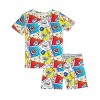 Bellabu Bear Kids Comic Hero Bamboo Kids Pajama Short Set - 2 of 2