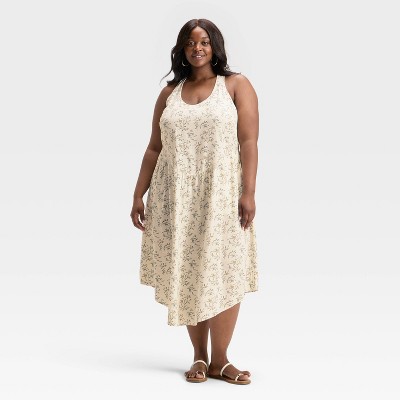 Women's Drop Waist Midi A-Line Dress - Universal Thread™