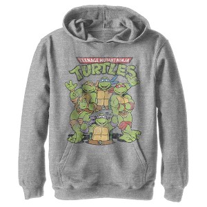 Boy's Teenage Mutant Ninja Turtles Best Friend Shot Pull Over Hoodie - 1 of 4
