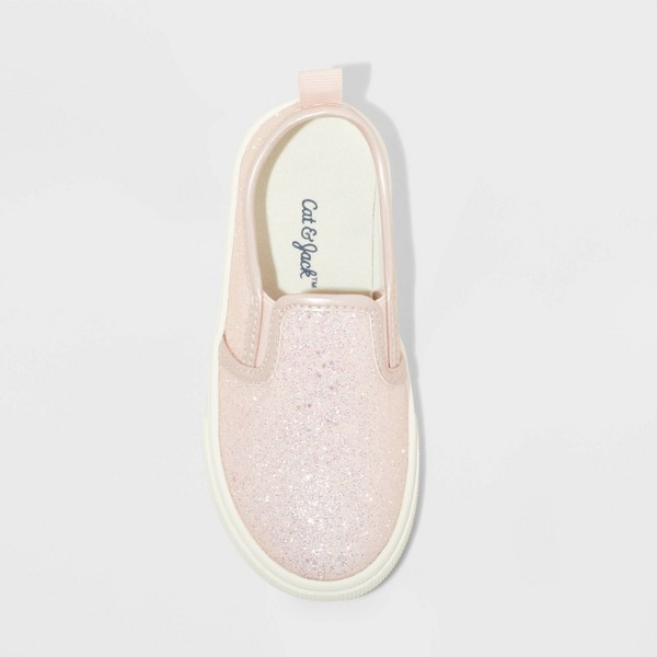 Tenis Yana con brillantina y slip-on para niños pequeños - Cat & Jack™ 3