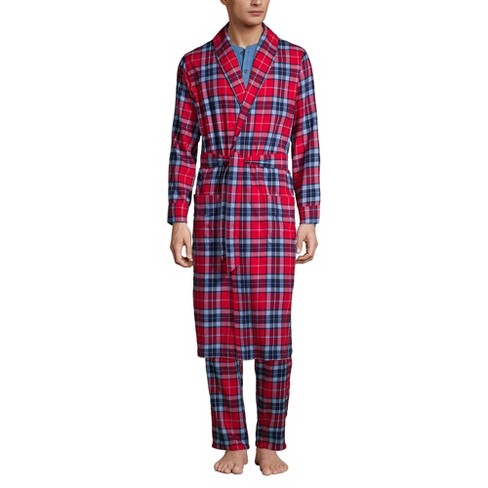 Lands' End Men's Flannel Robe : Target