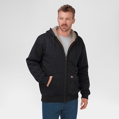 mens sherpa lined hooded sweatshirt