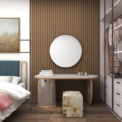 Gold Iron and Glass Hexagonal Candle Lantern Set