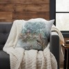 Wet Lands Patterned 18x18 inch Outdoor Accent Pillow by Manual Woodworkers and Weavers - 2 of 3