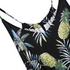 Womens V Neck Adjustable Spaghetti Strap Dress Sleeveless Boho Beach Floral Maxi Dress with Pockets - 4 of 4