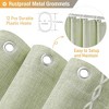 BAGOKIE 72"x72" Linen Blend Shower Curtain - 4 of 4