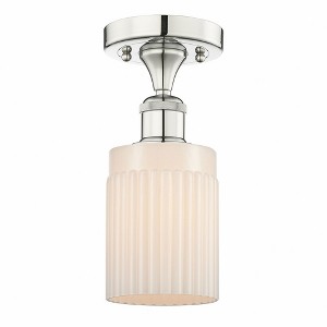 Hadley - 1 Light Semi-Flush Mount In Art Deco Style-9.75 Inches Tall and 4.5 Inches Wide - 1 of 1