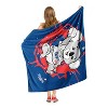 50"x60" MLB Los Angeles Dodgers Mascot Silk Touch Throw Blanket - 4 of 4