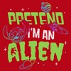 Mens Lilo & Stitch Pretend I'm An Alien Lightweight Hoodie - 2 of 4
