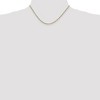 Black Bow Jewelry 1.75mm, 10k Yellow Gold, Solid Concave Figaro Chain Necklace - 2 of 4