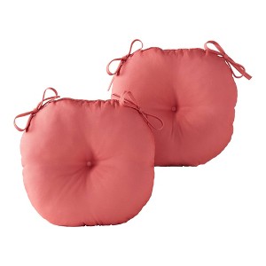 Kensington Garden 2pc 15"x15" Outdoor Seat Cushions - 1 of 4