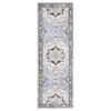 2x6 Classic Vintage Floral Accent Rug - Thin Low Pile, Non Slip, Washable, Reinforced Edges, Stain Resistant - 3 of 4