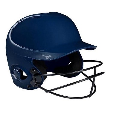 Mizuno Mvp Series Solid Batting Helmet With Fastpitch Softball Mask
