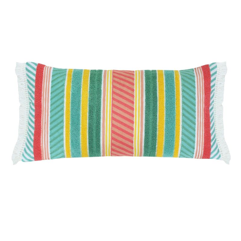 Summertime Stripes Pillow- Levtex Home, 1 of 5