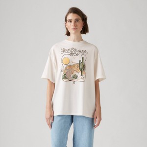 Levi's® Women's Graphic Short Stack T-Shirt - Rope Scenic Sugar Swizzle - 1 of 2