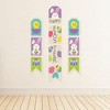 Big Dot of Happiness Hippity Hoppity - Hanging Vertical Paper Door Banners - Easter Bunny Party Wall Decoration Kit - Indoor Door Decor - 3 of 4
